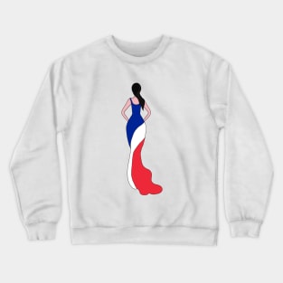 France Woman Crewneck Sweatshirt